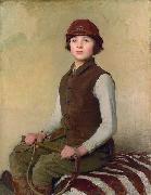 George Spencer Watson The saddlers daughter Sweden oil painting artist